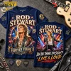 Rod Stewart Forever Young Navy Blue Cotton T-Shirt