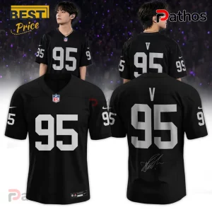 Las Vegas Raiders x BTS V 95 Limited Edition 2026 Football Jersey