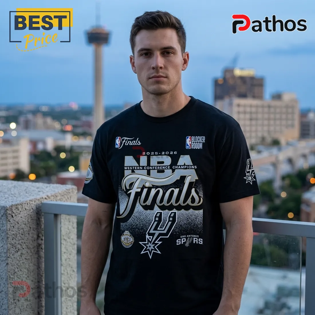 San Antonio Spurs 2026 NBA Finals Western Conference Champions T-Shirt San Antonio Spurs 2026 NBA Finals Western Conference Champions T-Shirt