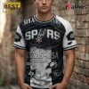 San Antonio Spurs Est 1973 Texas USA Torn Metal T-Shirt
