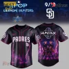 San Diego Padres Huntrx KPop Demon Hunters Night Jersey