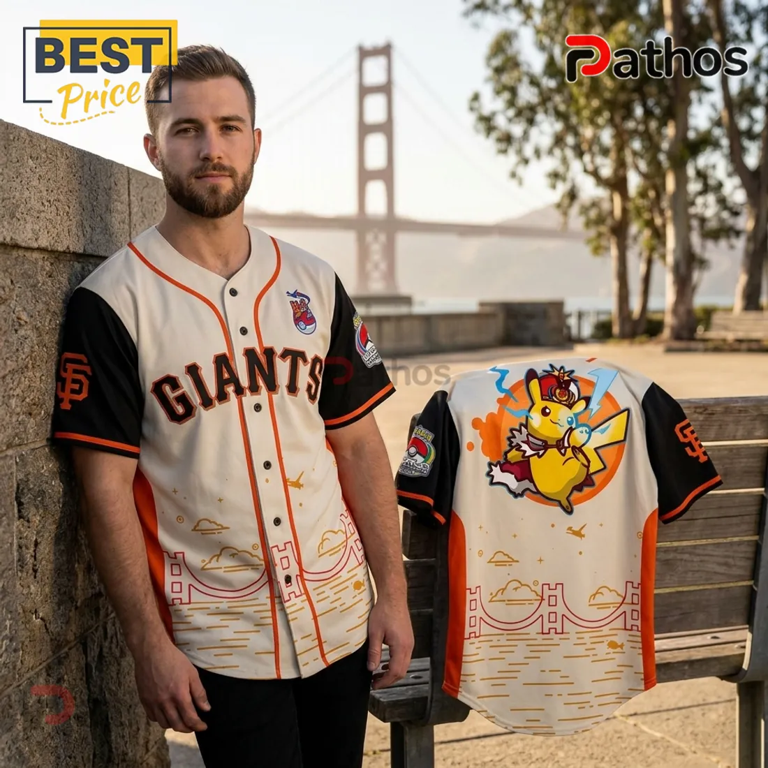 San Francisco Giants x Pokemon 2026 Worlds Night Pikachu Baseball Jersey San Francisco Giants x Pokemon 2026 Worlds Night Pikachu Baseball Jersey