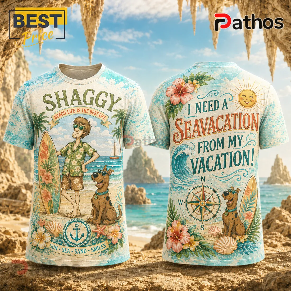 Scooby-Doo Shaggy Funny Sunglasses T-Shirt Scooby-Doo Shaggy Funny Sunglasses T-Shirt