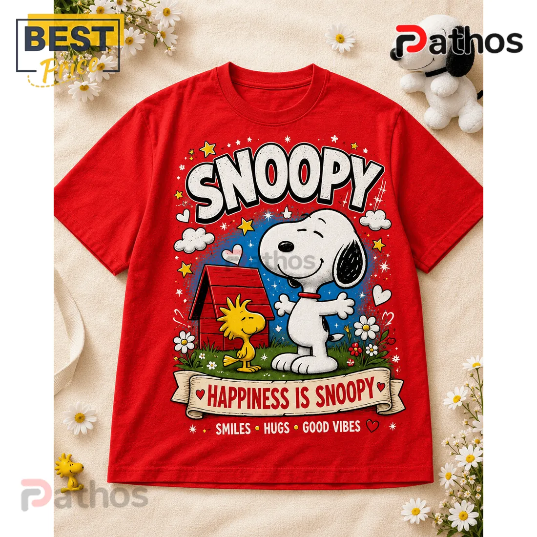 Snoopy Peanuts Happy Happiness Is Snoopy Tee Shirt Snoopy Peanuts Happy Happiness Is Snoopy Tee Shirt