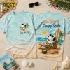 Snoopy Summer Beach Seas The Day Unisex Cotton T-Shirt