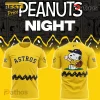 Snoopy x Houston Astros MLB Peanuts Night Collectible T-Shirt
