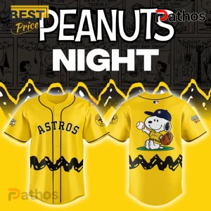 Houston Astros x Peanuts Snoopy Limited Edition Baseball Jersey