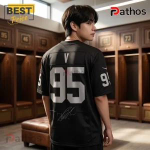 Las Vegas Raiders x BTS V 95 Limited Edition 2026 Football Jersey