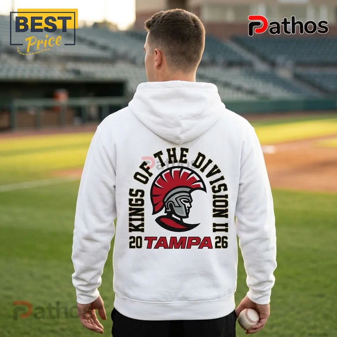 Tampa Spartans 2026 NCAA DII Baseball Champions Hoodie Tampa Spartans 2026 NCAA DII Baseball Champions Hoodie