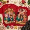 The Golden Girls Illustrated Red Crewneck Casual Shirt