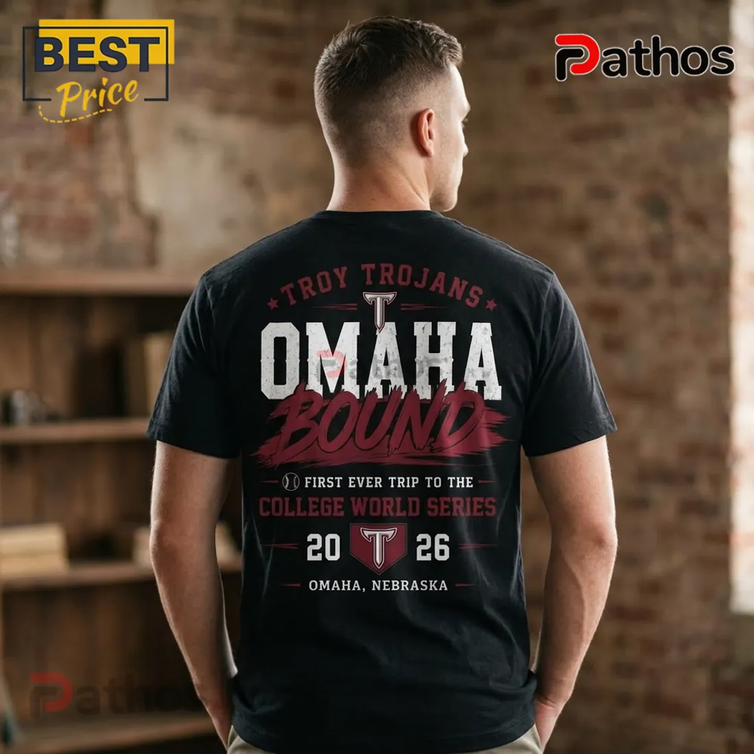 Troy Trojans 2026 College World Series Omaha Baseball Shirt Troy Trojans 2026 College World Series Omaha Baseball Shirt