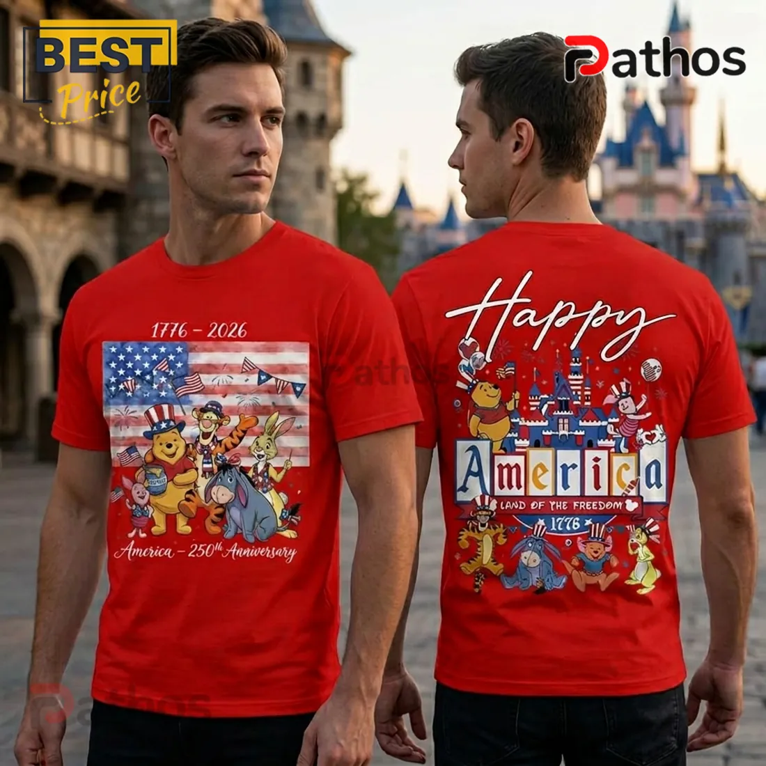 Winnie the Pooh Patriotic America 250th Anniversary Shirt Winnie the Pooh Patriotic America 250th Anniversary Shirt
