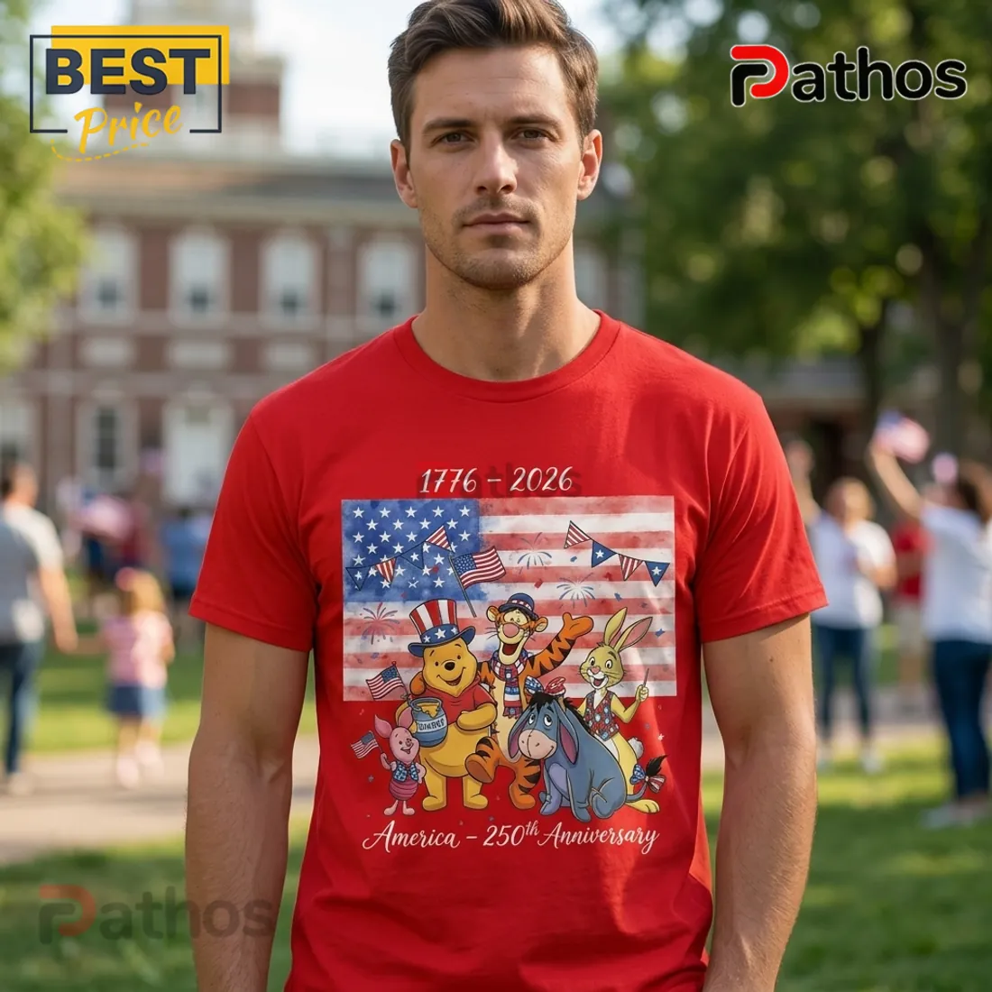 Winnie the Pooh Patriotic America 250th Anniversary Shirt Winnie the Pooh Patriotic America 250th Anniversary Shirt