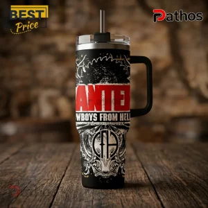 Pantera Cowboys From Hell Stainless Steel Insulated 40oz Travel Tumbler 2 Pantera Cowboys From Hell Stainless Steel Insulated 40oz Travel Tumbler
