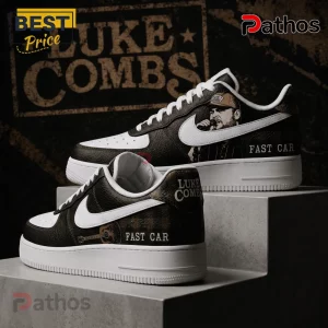 Luke Combs x Fast Car Signature Custom Air Force 1 Shoes