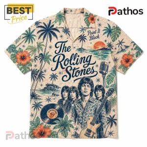 The Rolling Stones Paint It Black Summer Tropical Shirt