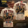ZZ Top America 250 Honoring Freedom Rock Band Patriotic Shirt