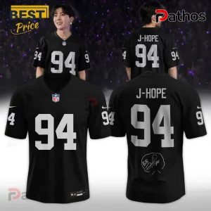 Las Vegas Raiders x J-Hope 94 2026 Limited Edition Football Jersey