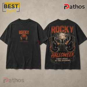 Rocky Halloween Fight Night Charcoal T-Shirt