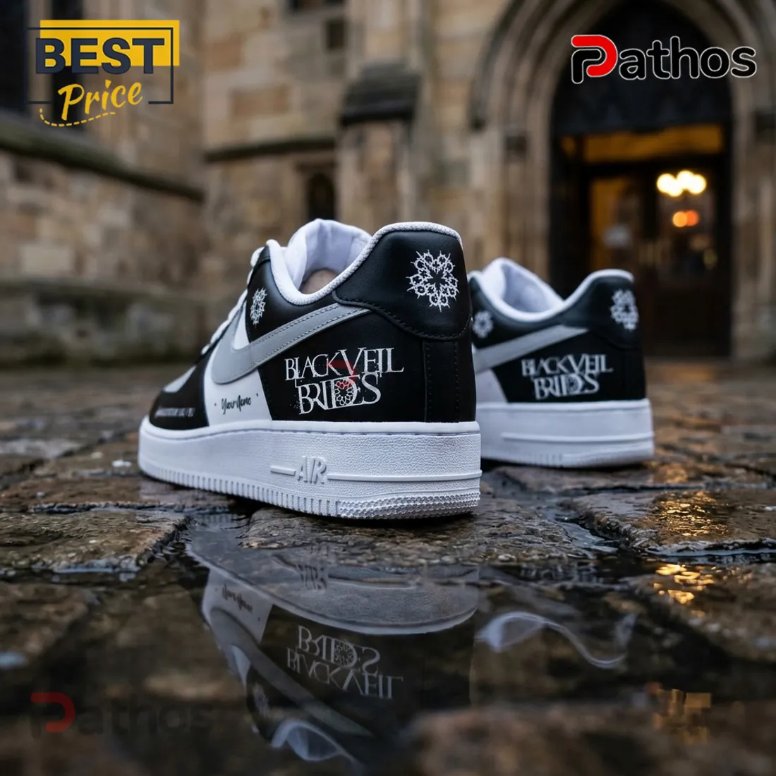 Black Veil Brides Vindicatour UK Tour 2026 Custom Low Top Shoes Black Veil Brides Vindicatour UK Tour 2026 Custom Low Top Shoes