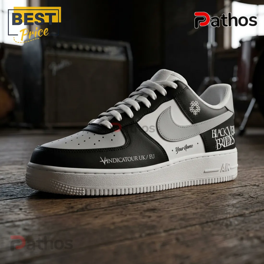 Black Veil Brides Vindicatour UK Tour 2026 Custom Low Top Shoes Black Veil Brides Vindicatour UK Tour 2026 Custom Low Top Shoes