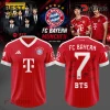 BTS x Bayern Munich Arirang Red Football Jersey