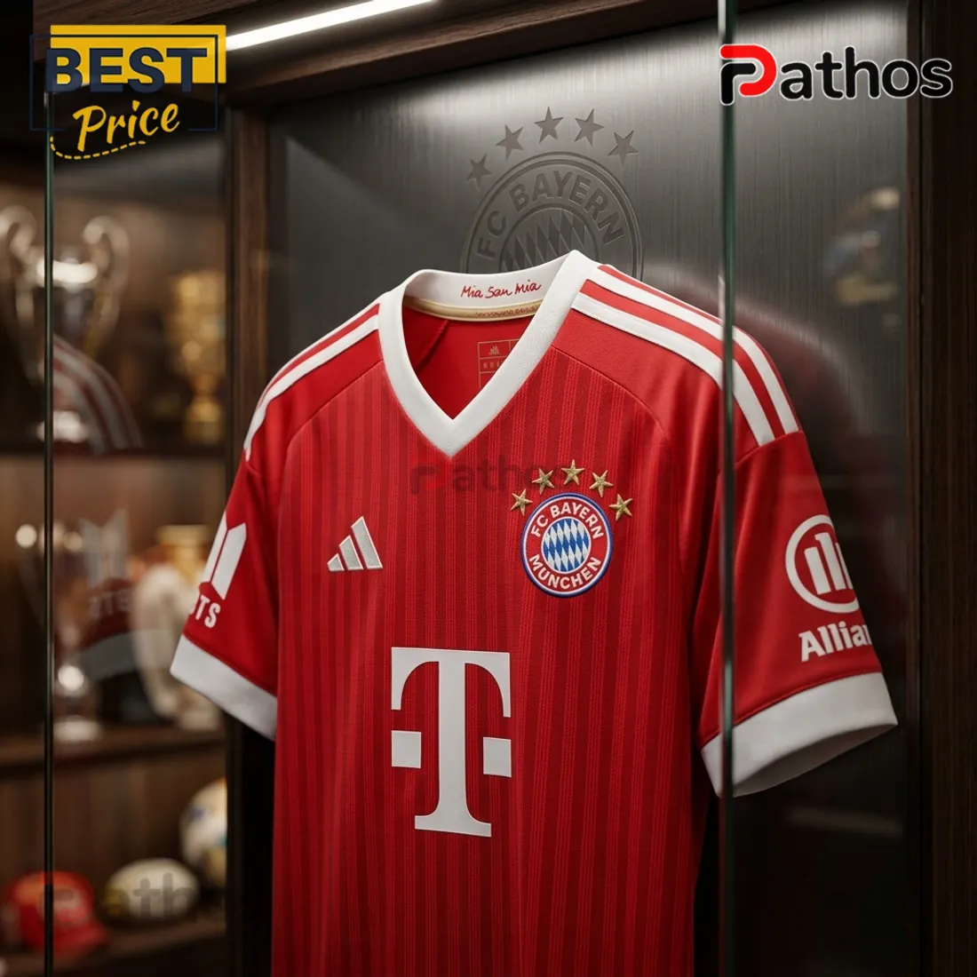 BTS x Bayern Munich Arirang Red Football Jersey BTS x Bayern Munich Arirang Red Football Jersey