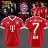 BTS x Bayern Munich RM 7 Red Football Jersey
