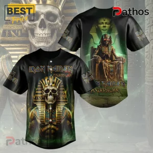 Iron Maiden Powerslave 2026 World Tour Baseball Jersey