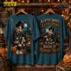 Charlie Chaplin Halloween Midnight Treats Blue T-Shirt