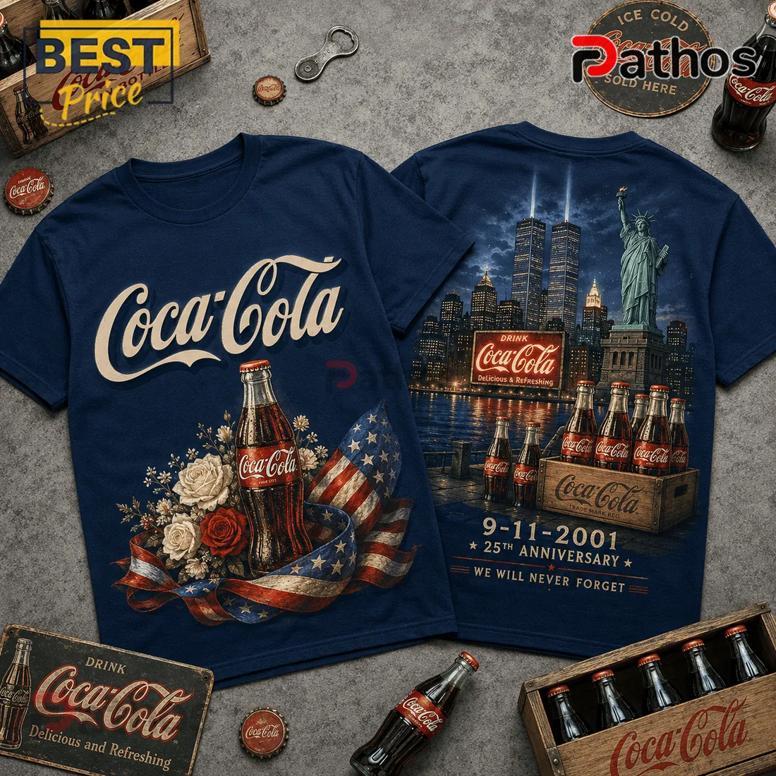 Coca Cola 9-11 25th Anniversary T-Shirt Coca Cola 9-11 25th Anniversary T-Shirt
