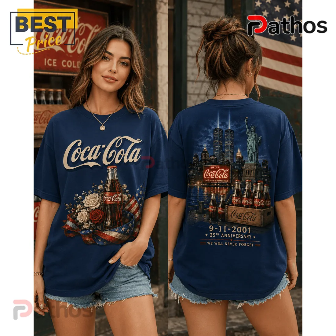 Coca Cola 9-11 25th Anniversary T-Shirt Coca Cola 9-11 25th Anniversary T-Shirt