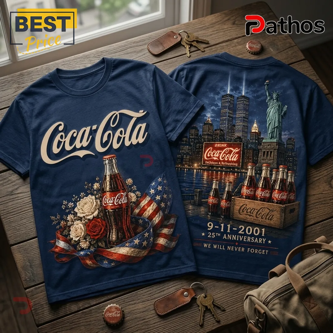 Coca Cola 9-11 25th Anniversary T-Shirt Coca Cola 9-11 25th Anniversary T-Shirt