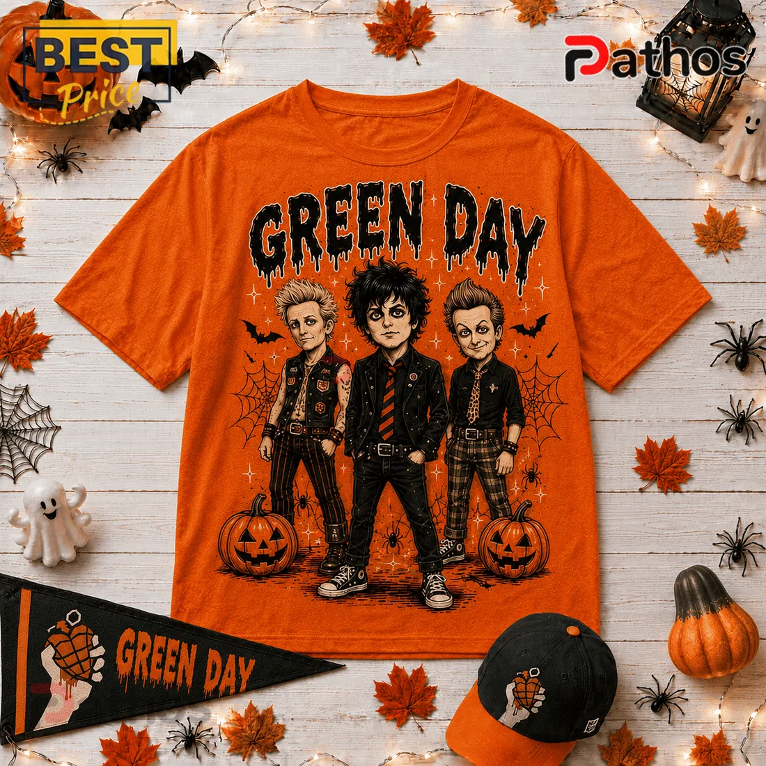 Green Day Life Is Scary Without Orange Halloween T-Shirt Green Day Life Is Scary Without Orange Halloween T-Shirt