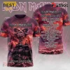 Iron Maiden 2026 World Tour Red Lightning T-Shirt