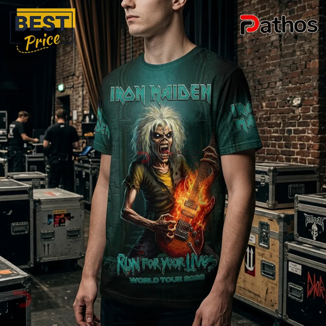 Iron Maiden Run For Your Lives 2026 Tour Apparel Hoodie Iron Maiden Run For Your Lives 2026 Tour Apparel Hoodie