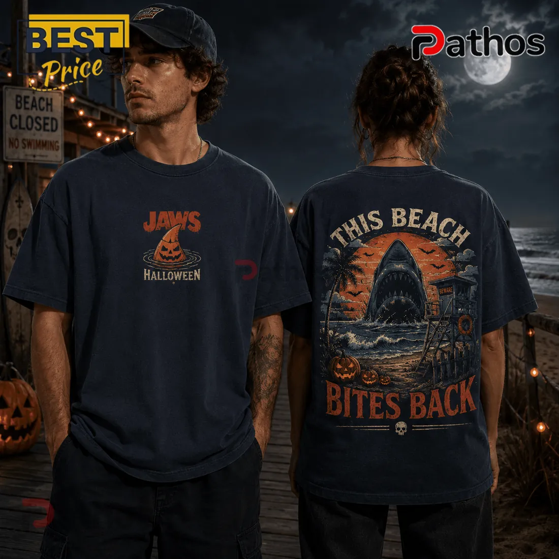 Jaws This Beach Bites Back Limited Edition T-Shirt Jaws This Beach Bites Back Limited Edition T-Shirt