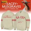 Kacey Musgraves Dallas Cowboys Cheerleaders Cream Bomber Jacket