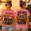 KISS Band Pink Retro Sunset T-Shirt