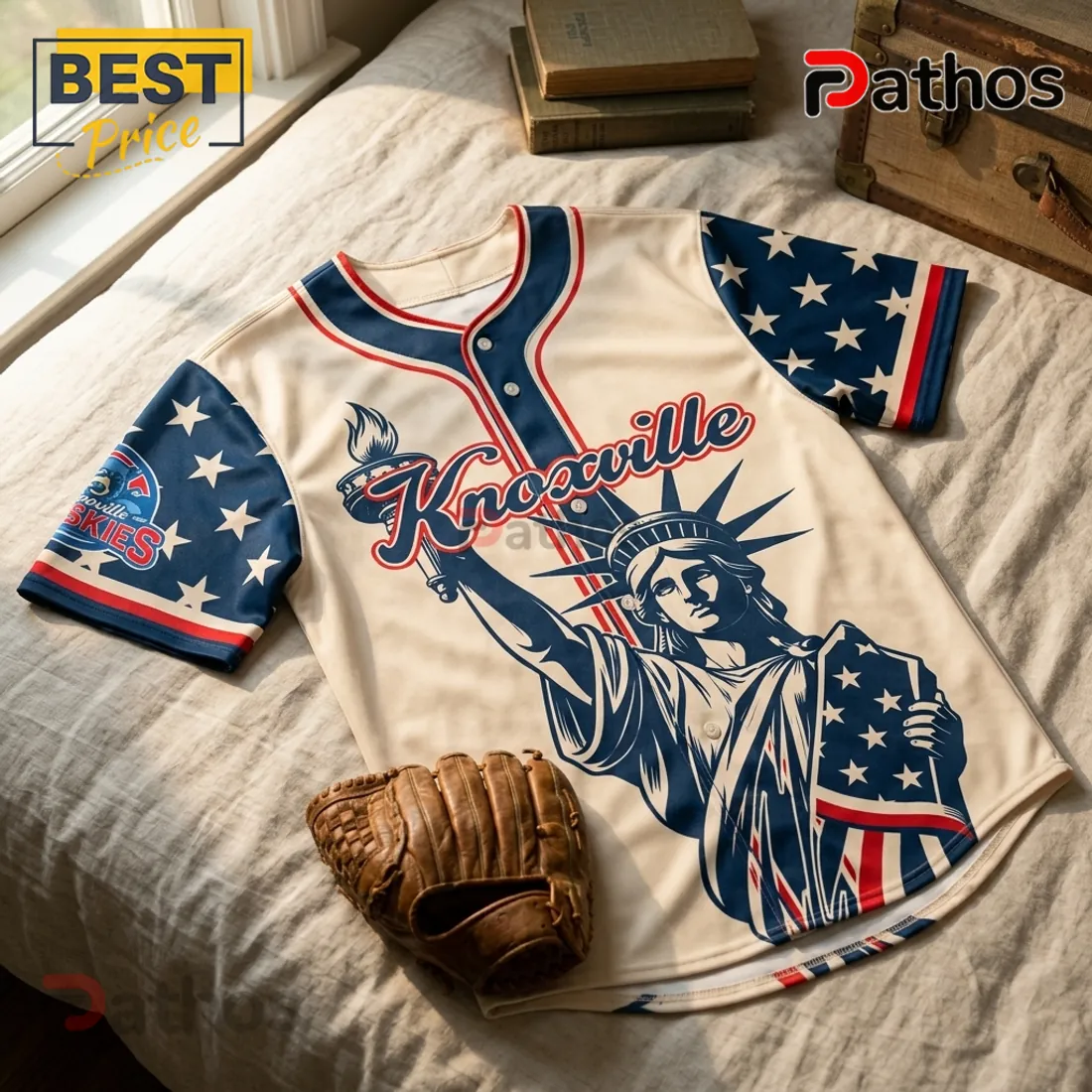 Knoxville Smokies 2026 USA Independence Day Baseball Jersey Knoxville Smokies 2026 USA Independence Day Baseball Jersey