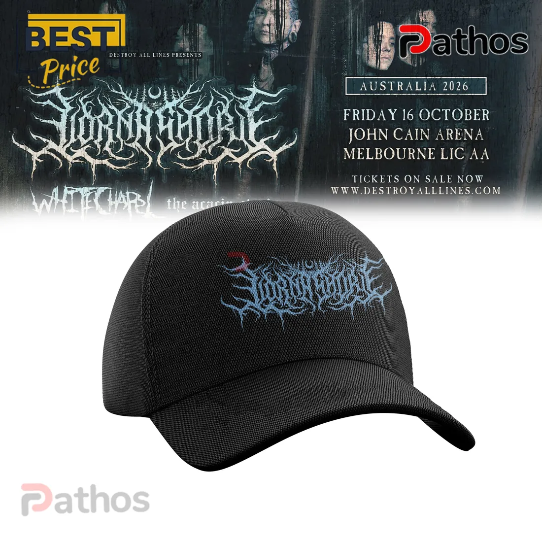 Lorna Shore 2026 Australia Tour Black Cap Lorna Shore 2026 Australia Tour Black Cap