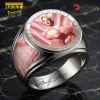 Marilyn Monroe 100th Anniversary Pink Engraved Ring