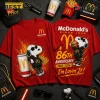 McDonalds Snoopy 86th Anniversary Red T-Shirt