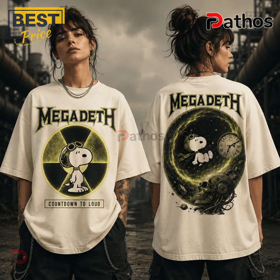 Megadeth Snoopy Countdown to Loud T-Shirt Megadeth Snoopy Countdown to Loud T-Shirt
