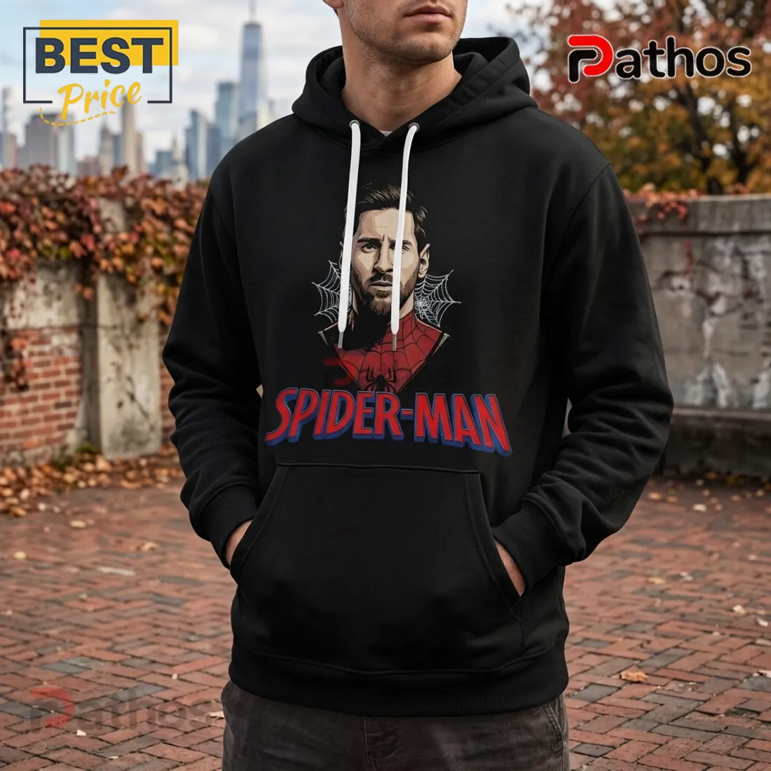 Messi x Spider-Man 2026 Edition Black Hoodie Messi x Spider-Man 2026 Edition Black Hoodie