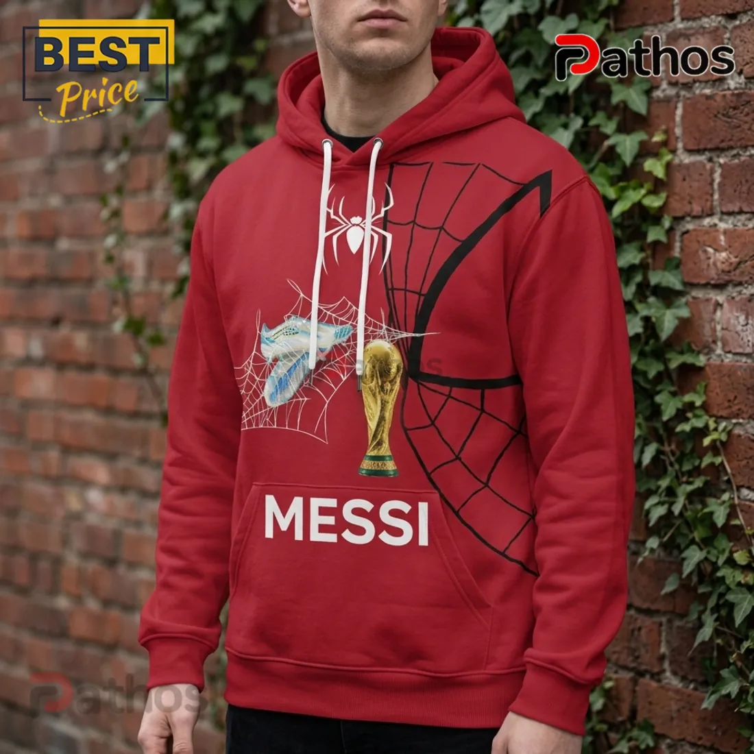 Messi x Spider-Man World Cup Edition Pullover Hoodie Messi x Spider-Man World Cup Edition Pullover Hoodie