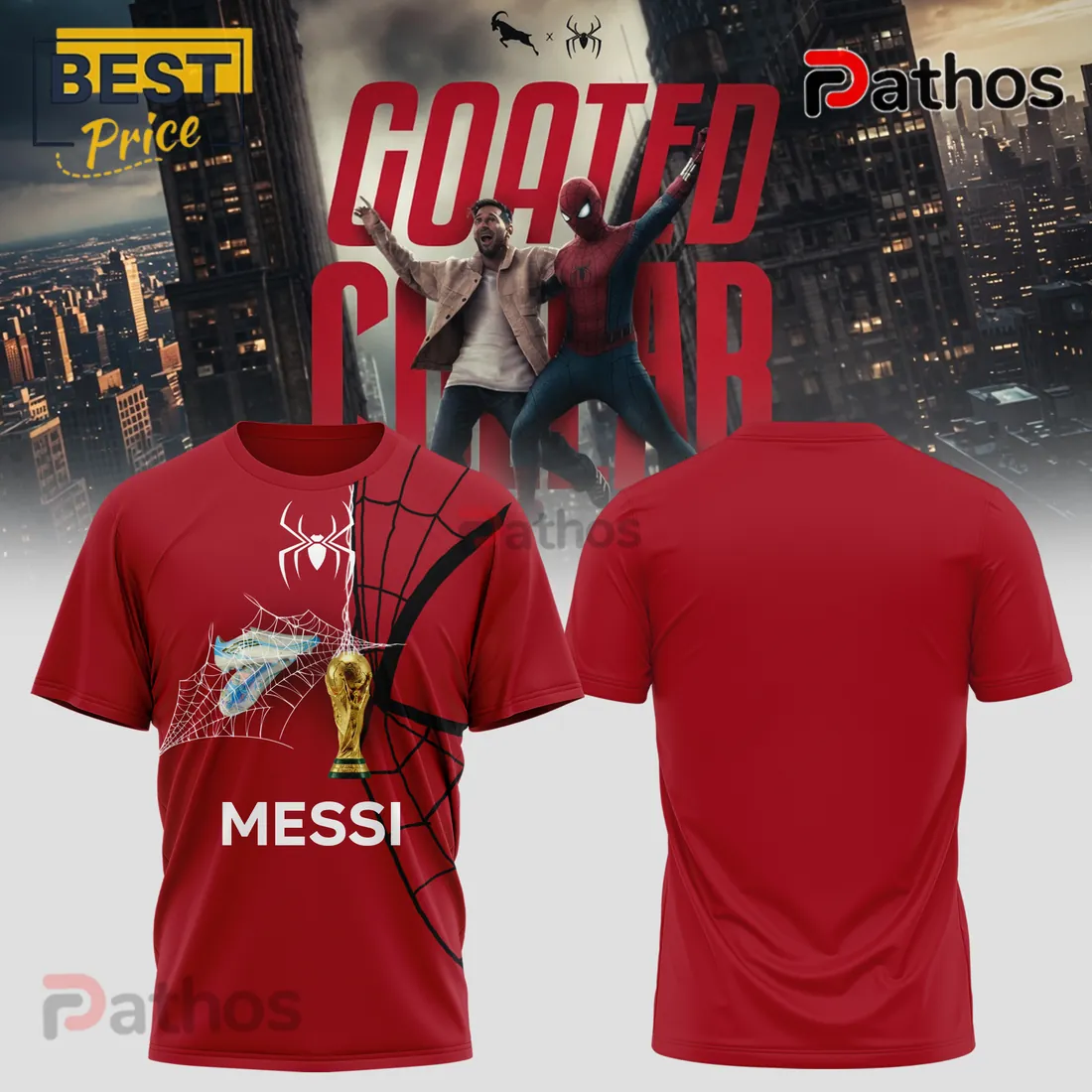 Messi x Spider-Man World Cup Edition Pullover Hoodie Messi x Spider-Man World Cup Edition Pullover Hoodie