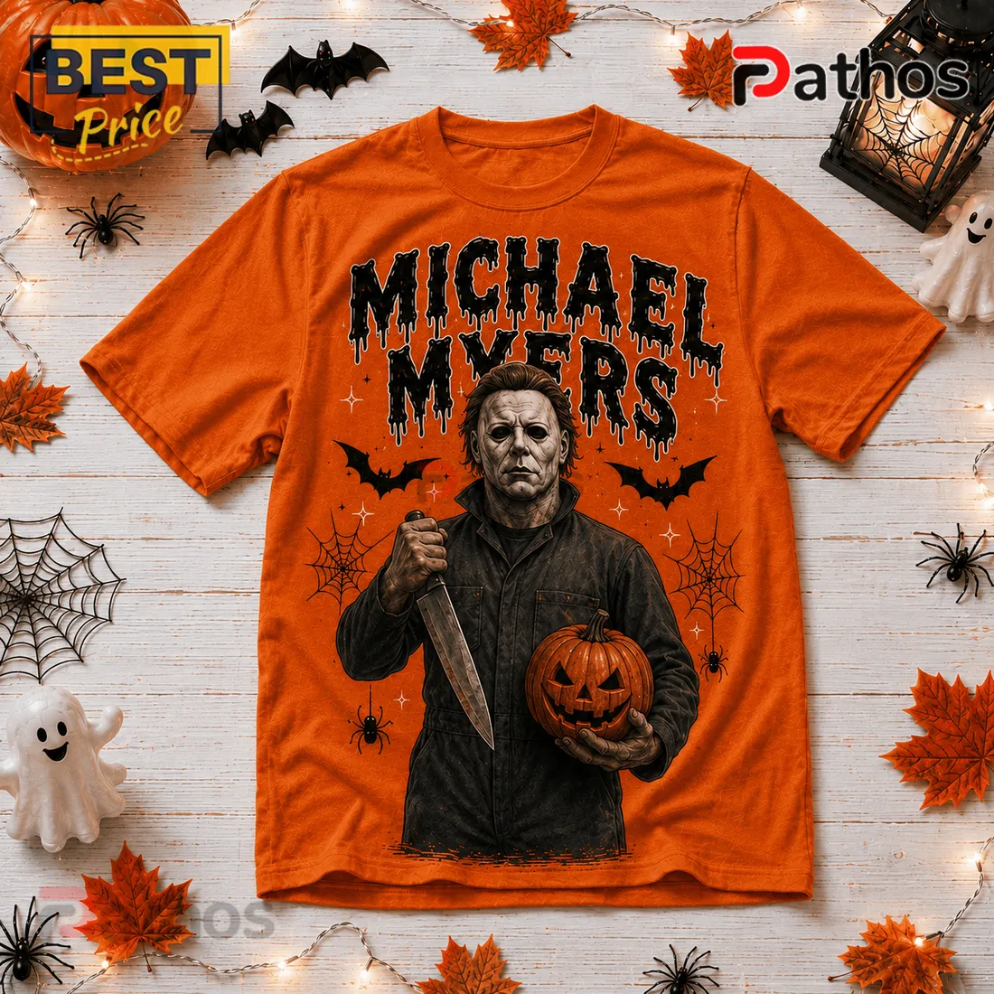 Michael Myers Halloween Orange T-Shirt 2026 Michael Myers Halloween Orange T-Shirt 2026