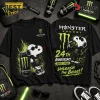 Monster Energy x Snoopy Neon Black 24th Anniversary T-Shirt