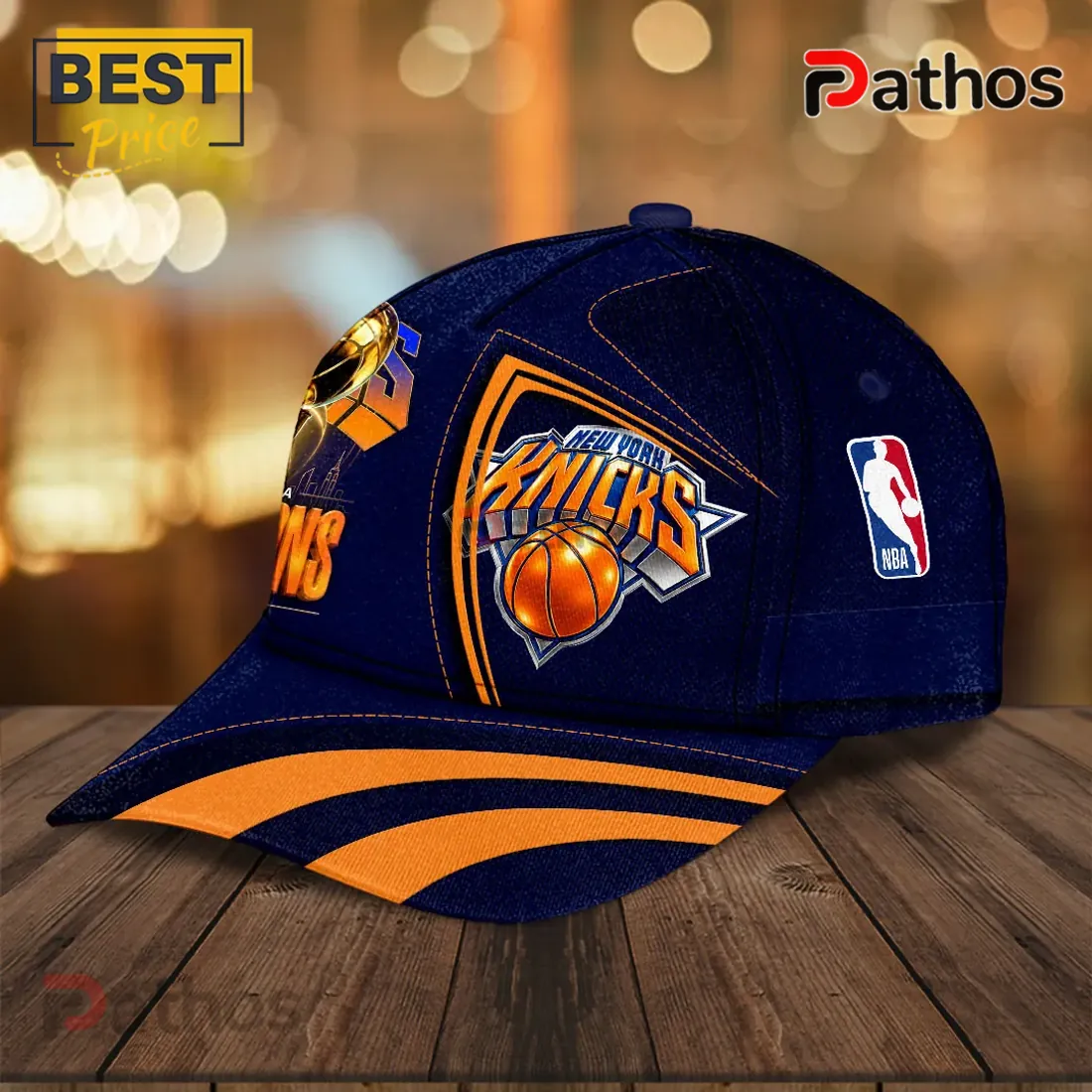 New York Knicks 2026 NBA Champions Navy Blue Baseball Cap New York Knicks 2026 NBA Champions Navy Blue Baseball Cap